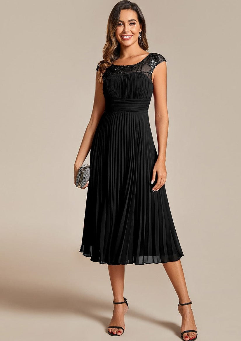 Vestido midi elegante para bodas - ICON BOUTIQUE WOMAN