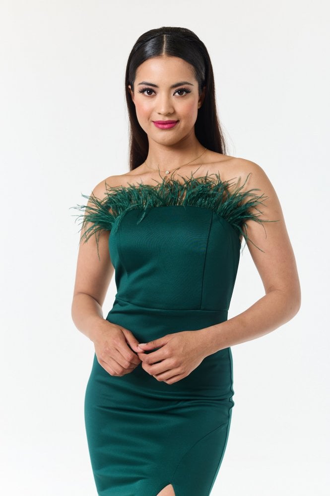 Guest feather dress