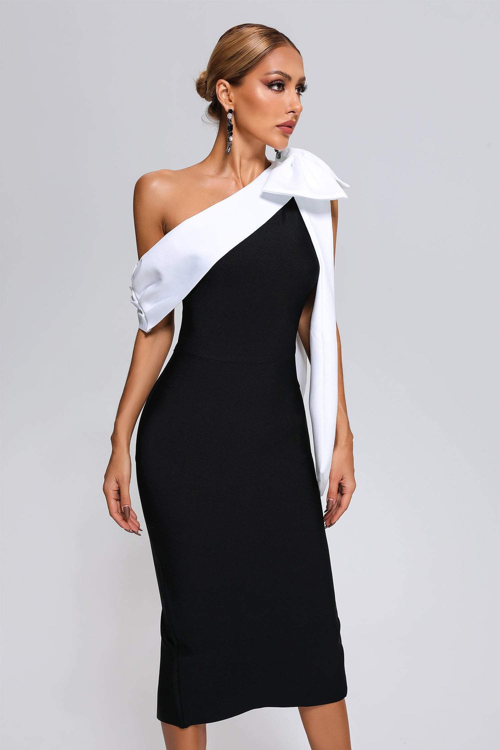 Vestido de fiesta midi elegante - ICON BOUTIQUE WOMAN